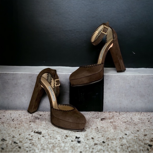 NIB Jimmy Choo Daphne Platform Heels Size 37 $925.00 - Picture 4 of 4